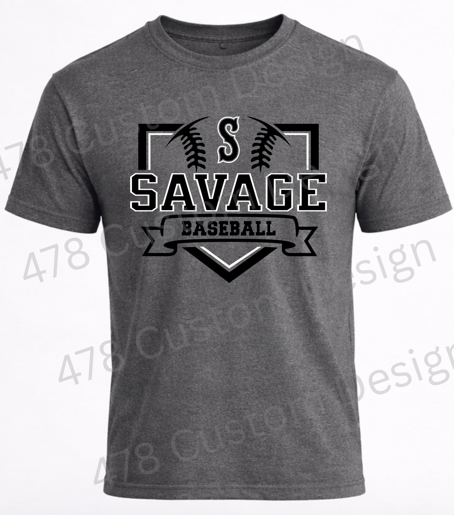 Georgia Savage Baseball 9u- Design 16