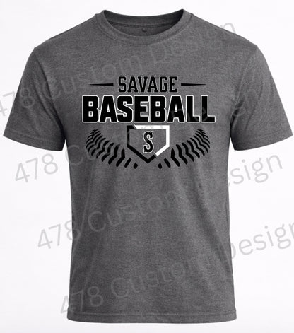 Georgia Savage Baseball 9u- Design 15