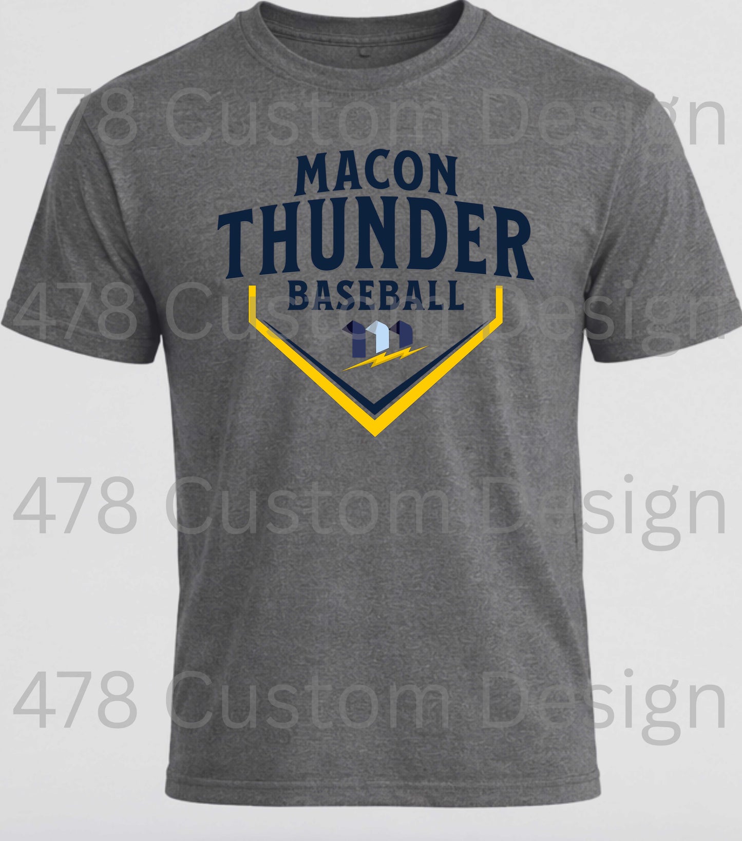 Macon Thunder Baseball- Design 5