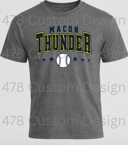Macon Thunder Baseball- Design 9