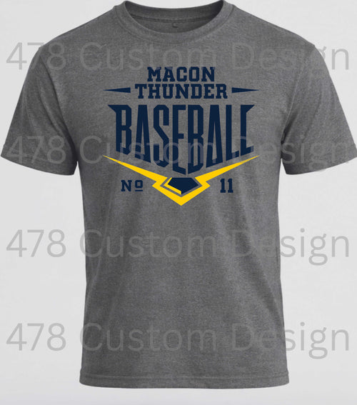 Macon Thunder Baseball- Design 11