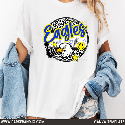 Custom Circle Mascot Top — design example 1