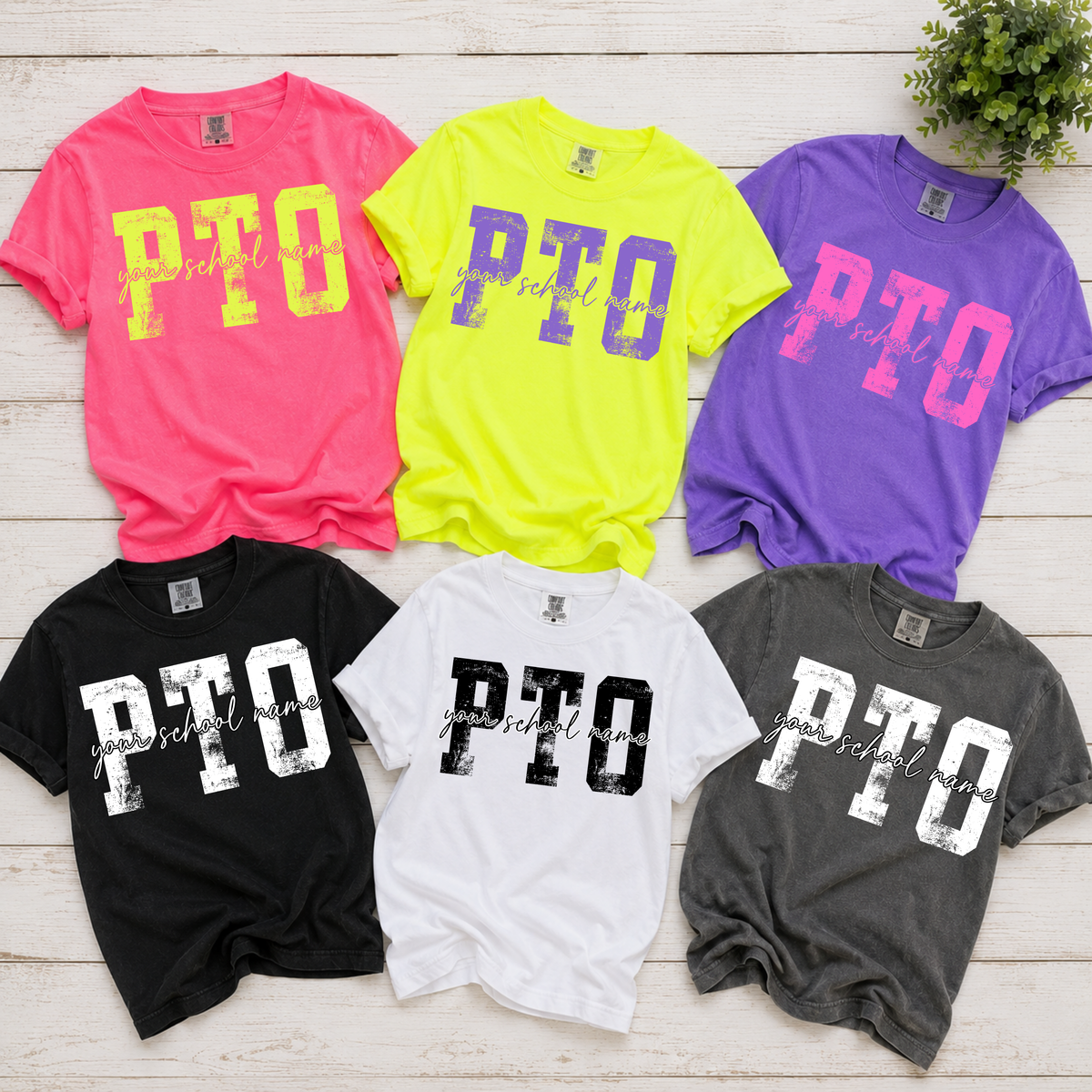 Custom Pto  School Name Top — design example 1