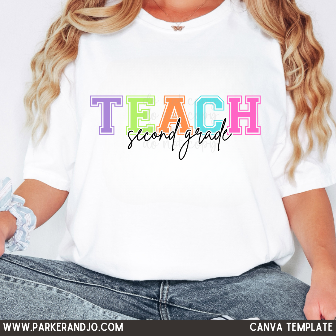 Custom Teach  Grade Top — design example 1