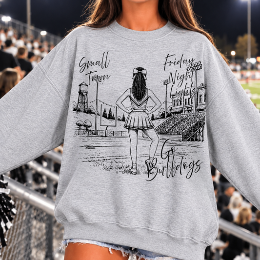 Custom Dance Team Girl Small Town Friday Night Lights Top — design example 1