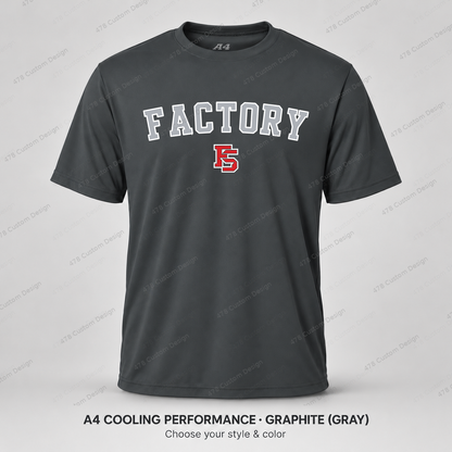 Factory Baseball 05 — Graphite — corrected artwork and visible 478 Custom Design watermark
