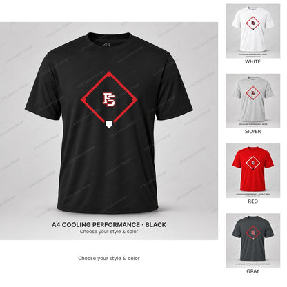 Factory Diamond — all five shirt colors — approved outlined FS colorways