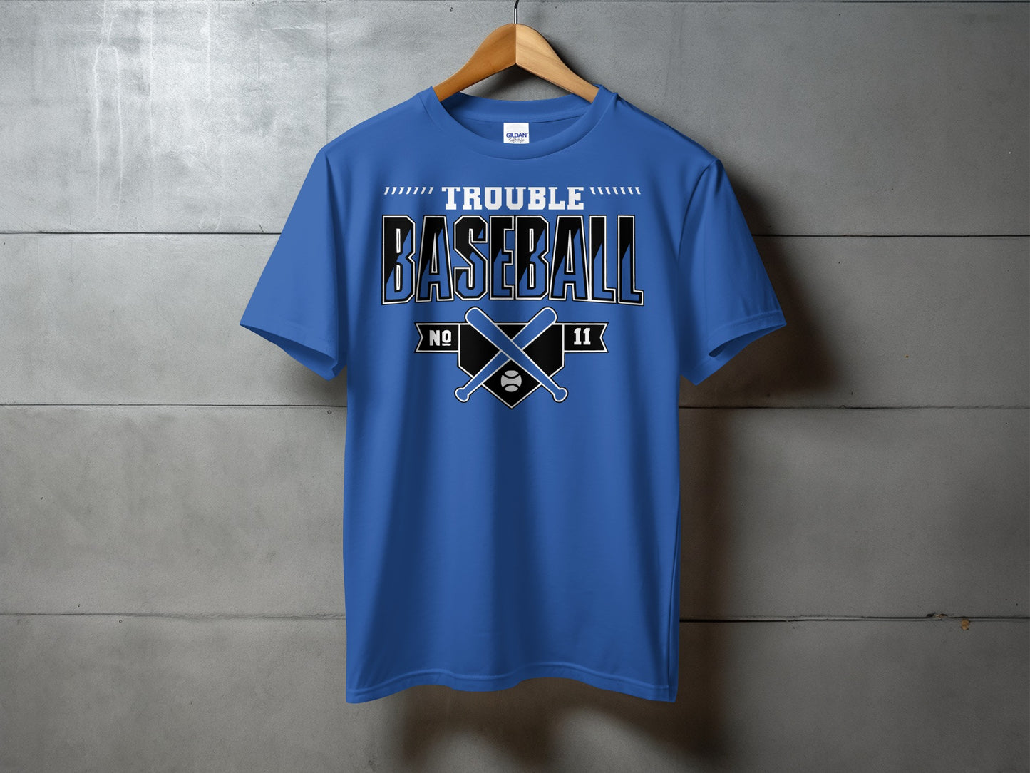 Macon Trouble Baseball- Design D