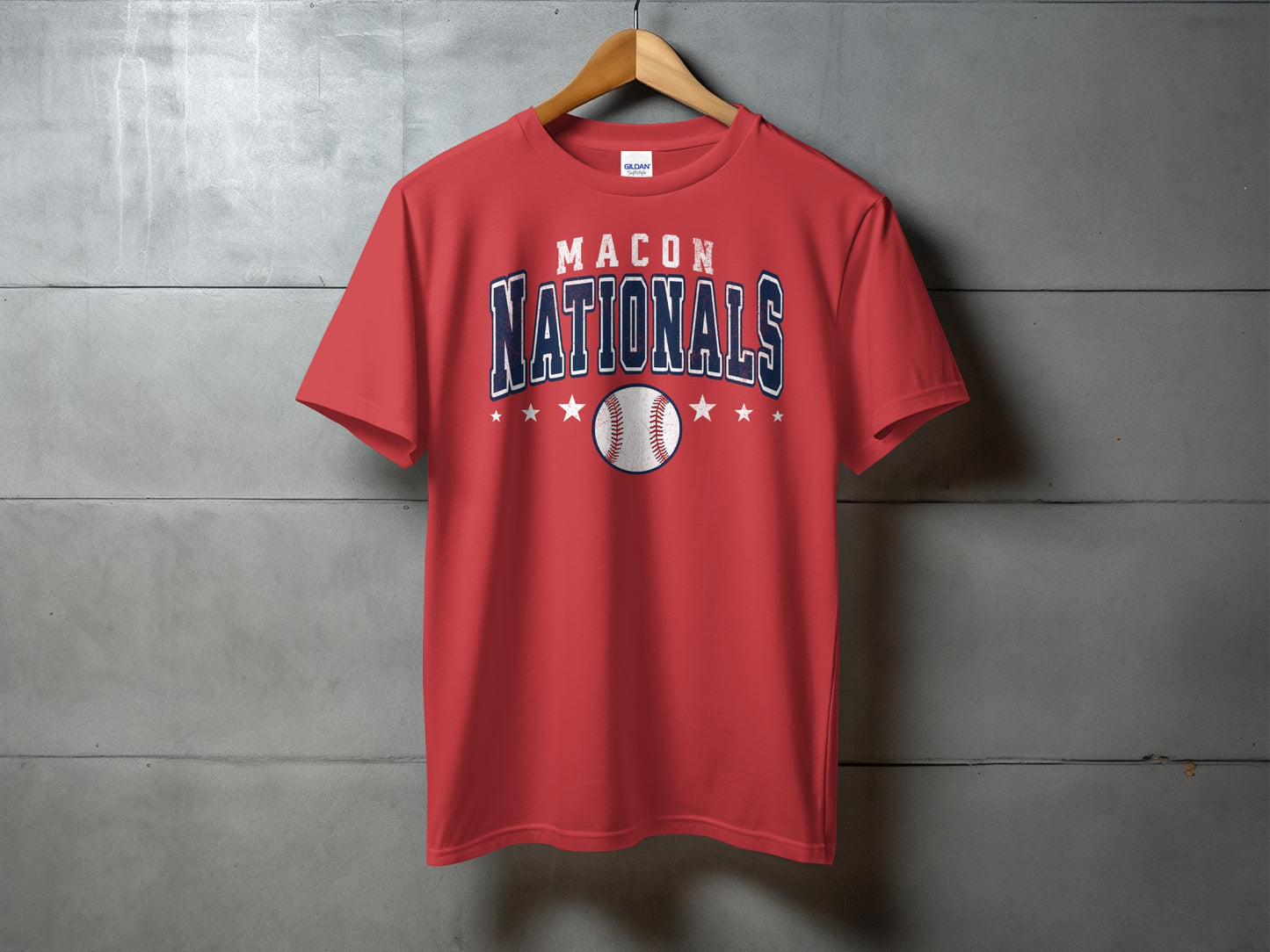 Macon Nationals Baseball- Design 7