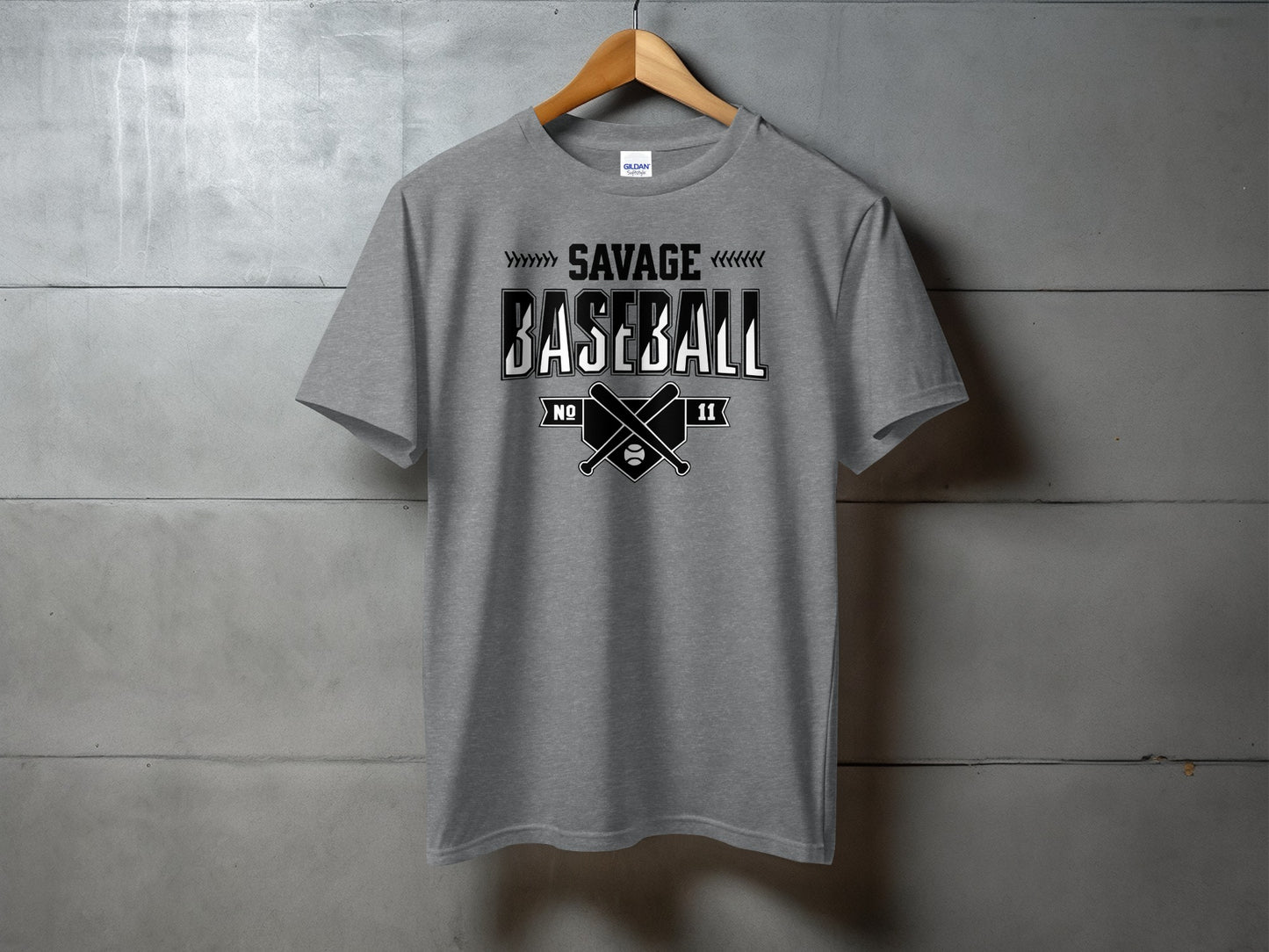 Georgia Savage Baseball Design 2