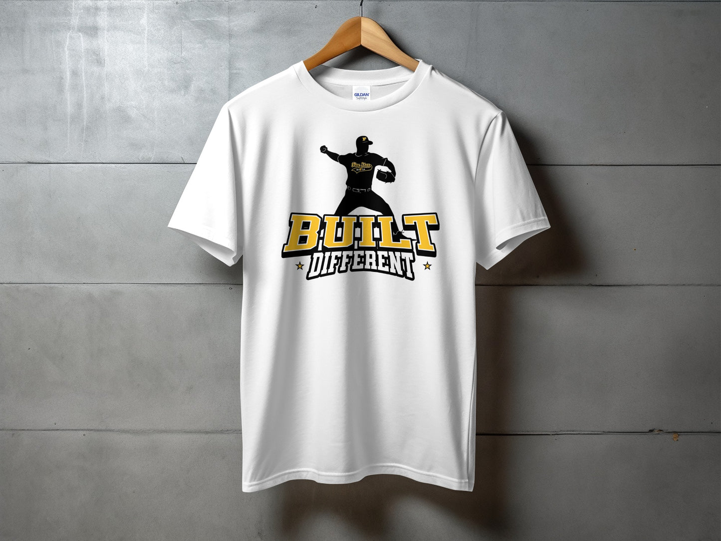 Five Star Mafia Pitcher Shirt- Built Different