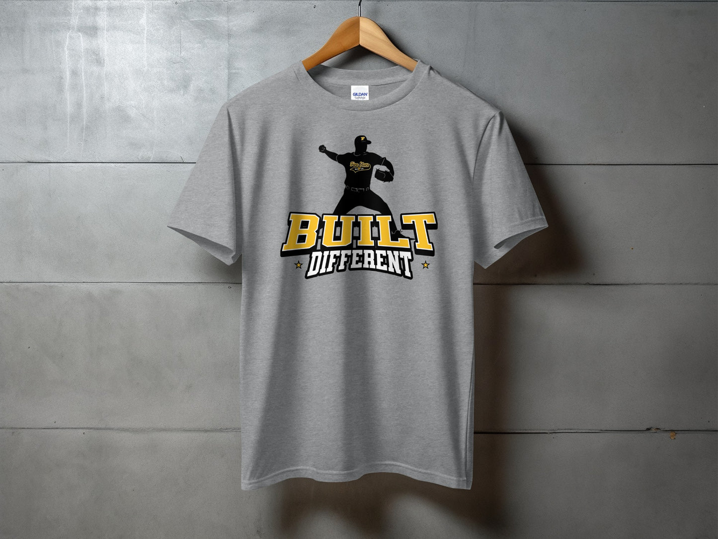 Five Star Mafia Pitcher Shirt- Built Different