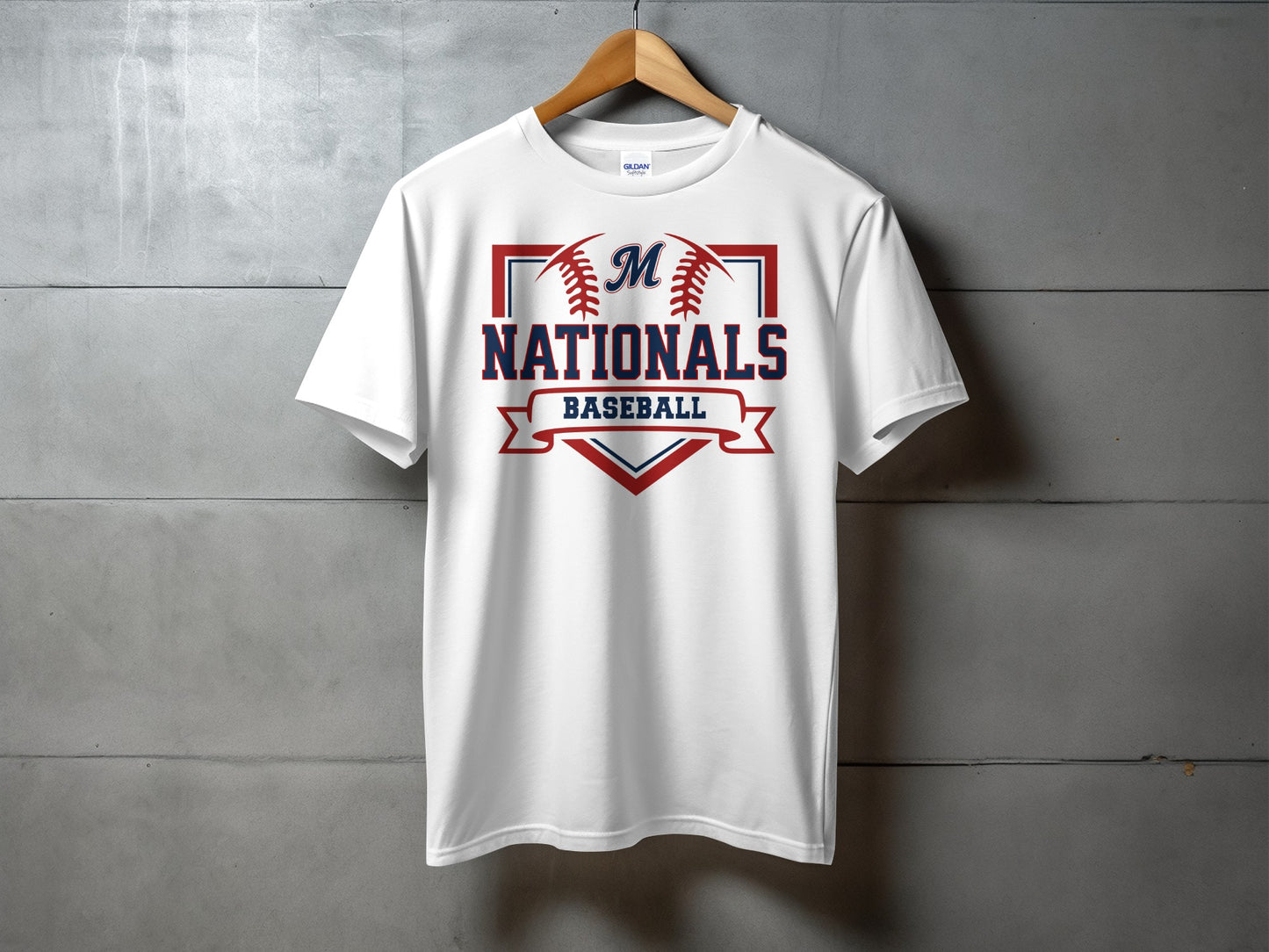 Macon Nationals Baseball- Design 4