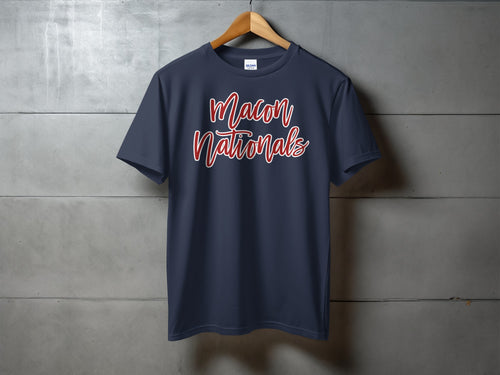 Macon Nationals Baseball — Classic Script