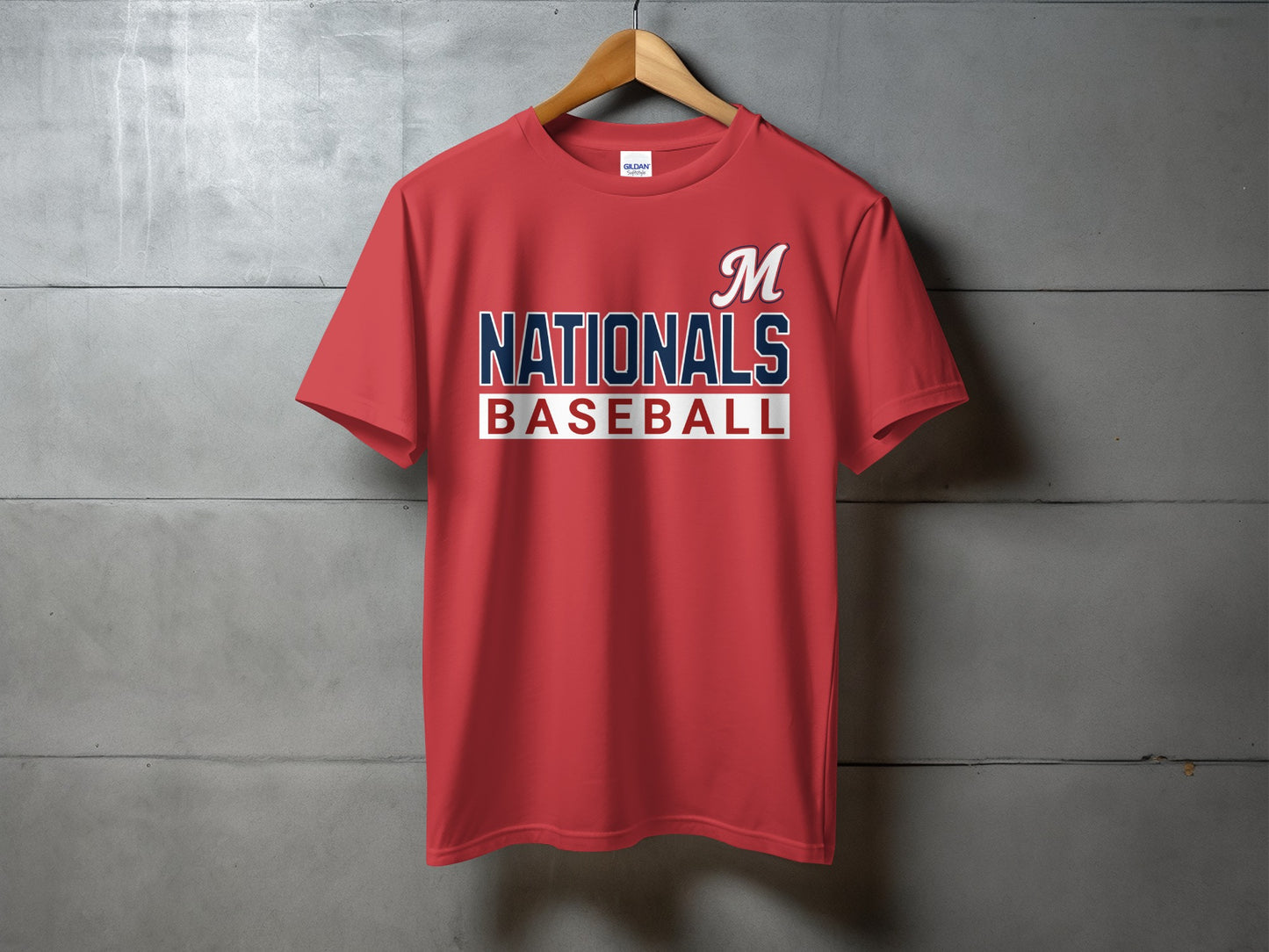Macon Nationals Baseball- Design 2