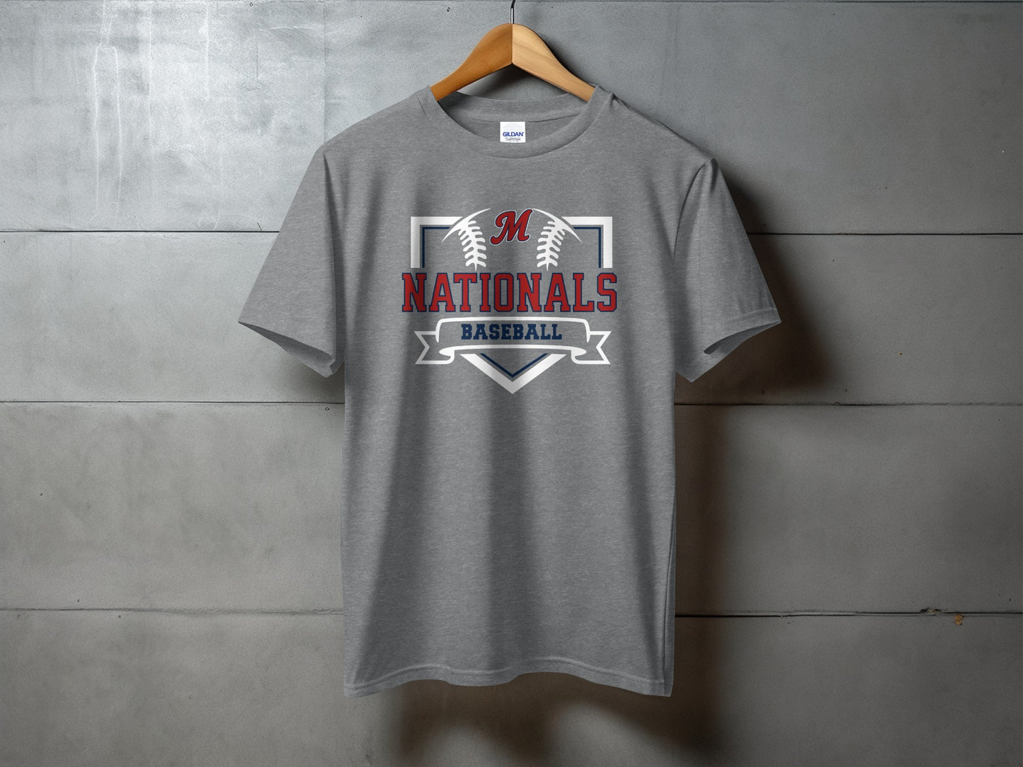 Macon Nationals Baseball- Design 4