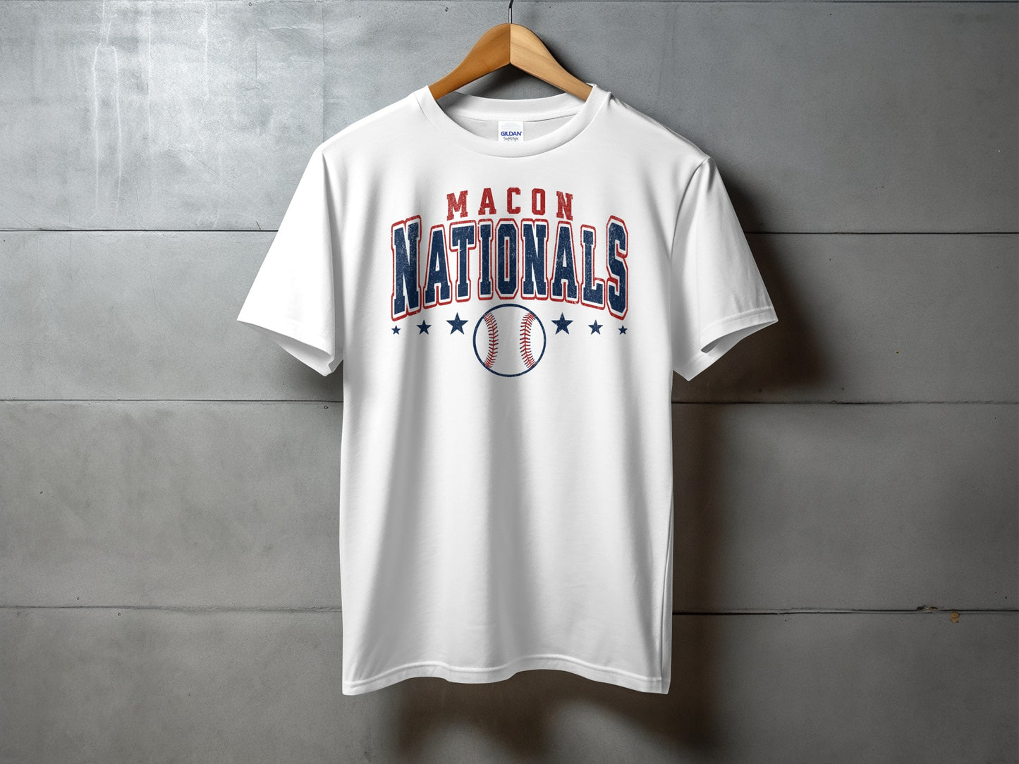 Macon Nationals Baseball- Design 7