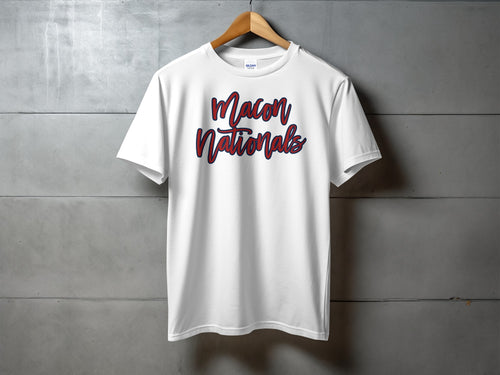 Macon Nationals Baseball — Classic Script