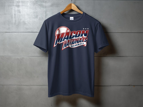 Macon Nationals Baseball — Layered Script
