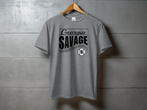 Georgia Savage Baseball Design 9