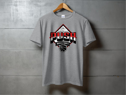 PUSH Basketball Design 5- Short Sleeve/ Long Sleeve Shirts