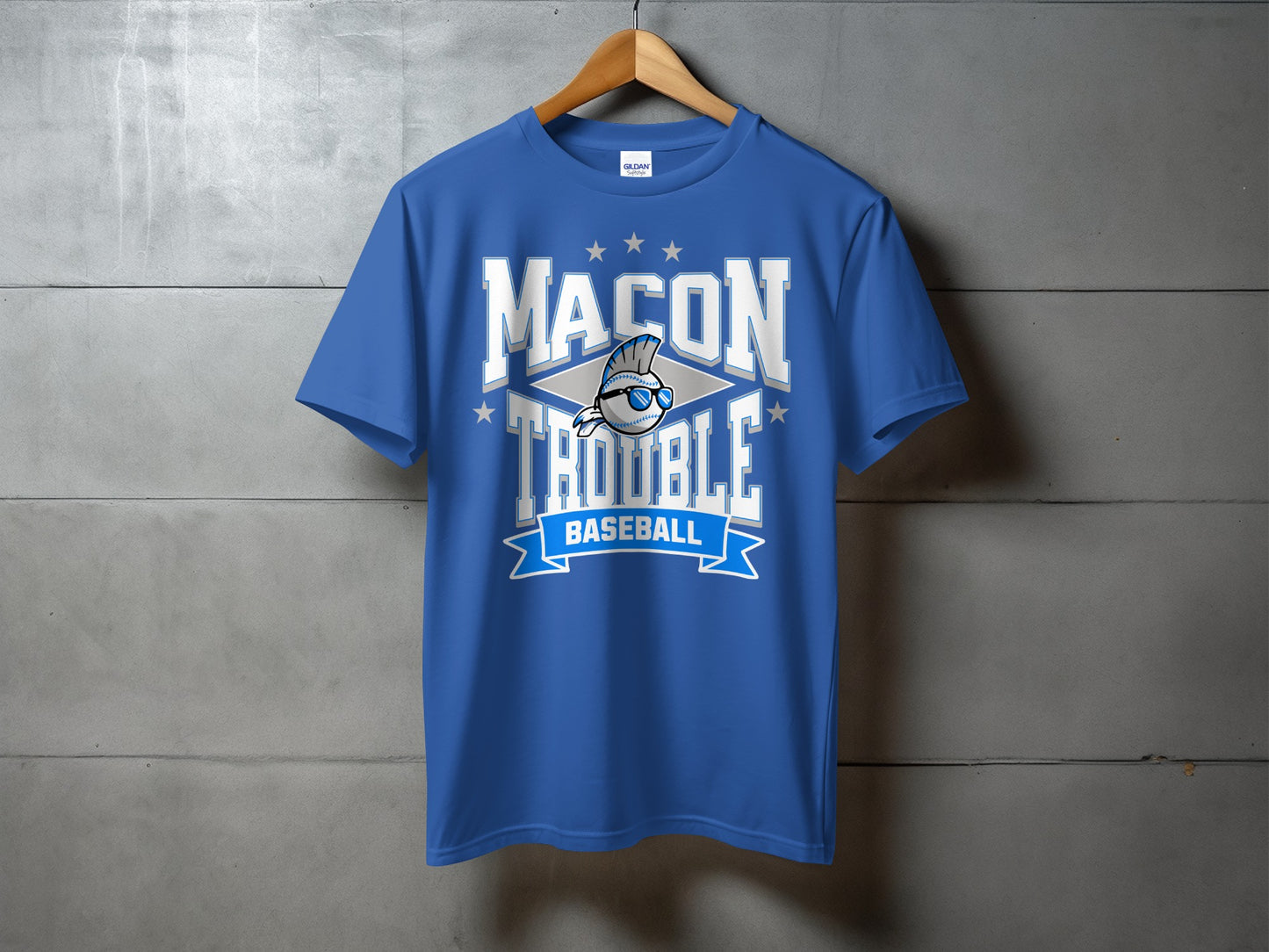 Macon Trouble Baseball- Design H