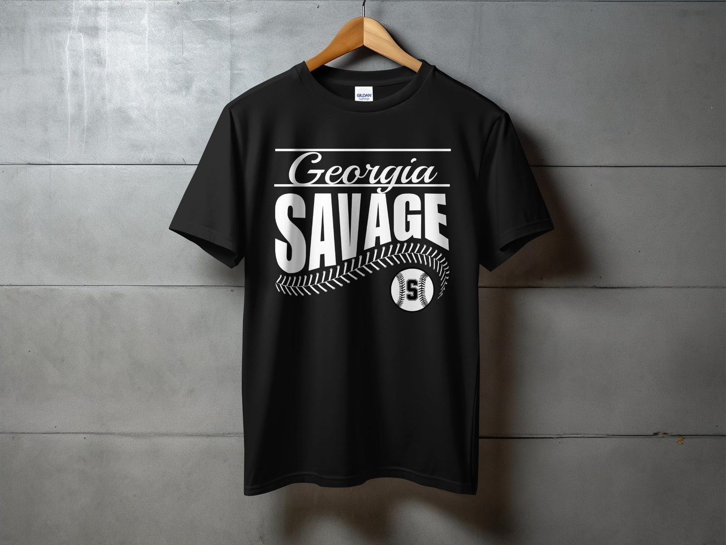 Georgia Savage Baseball Design 9
