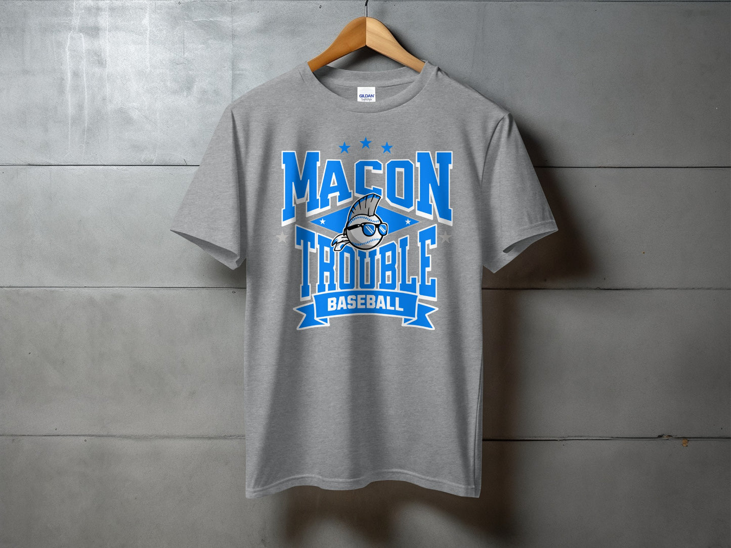 Macon Trouble Baseball- Design H