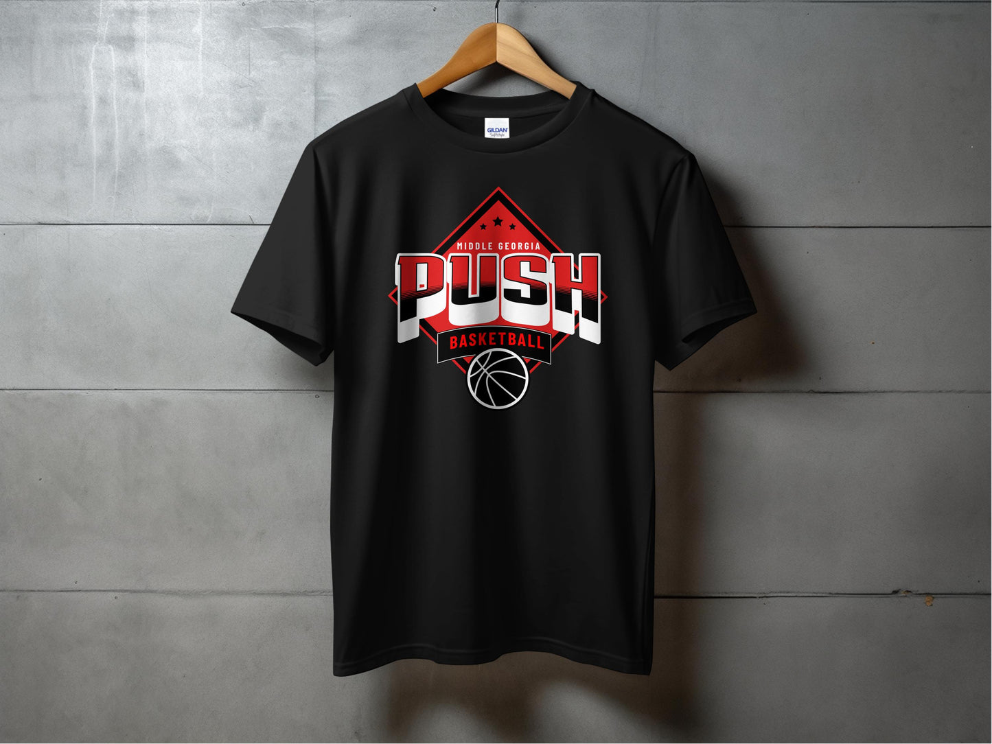 PUSH Basketball Design 5- Short Sleeve/ Long Sleeve Shirts