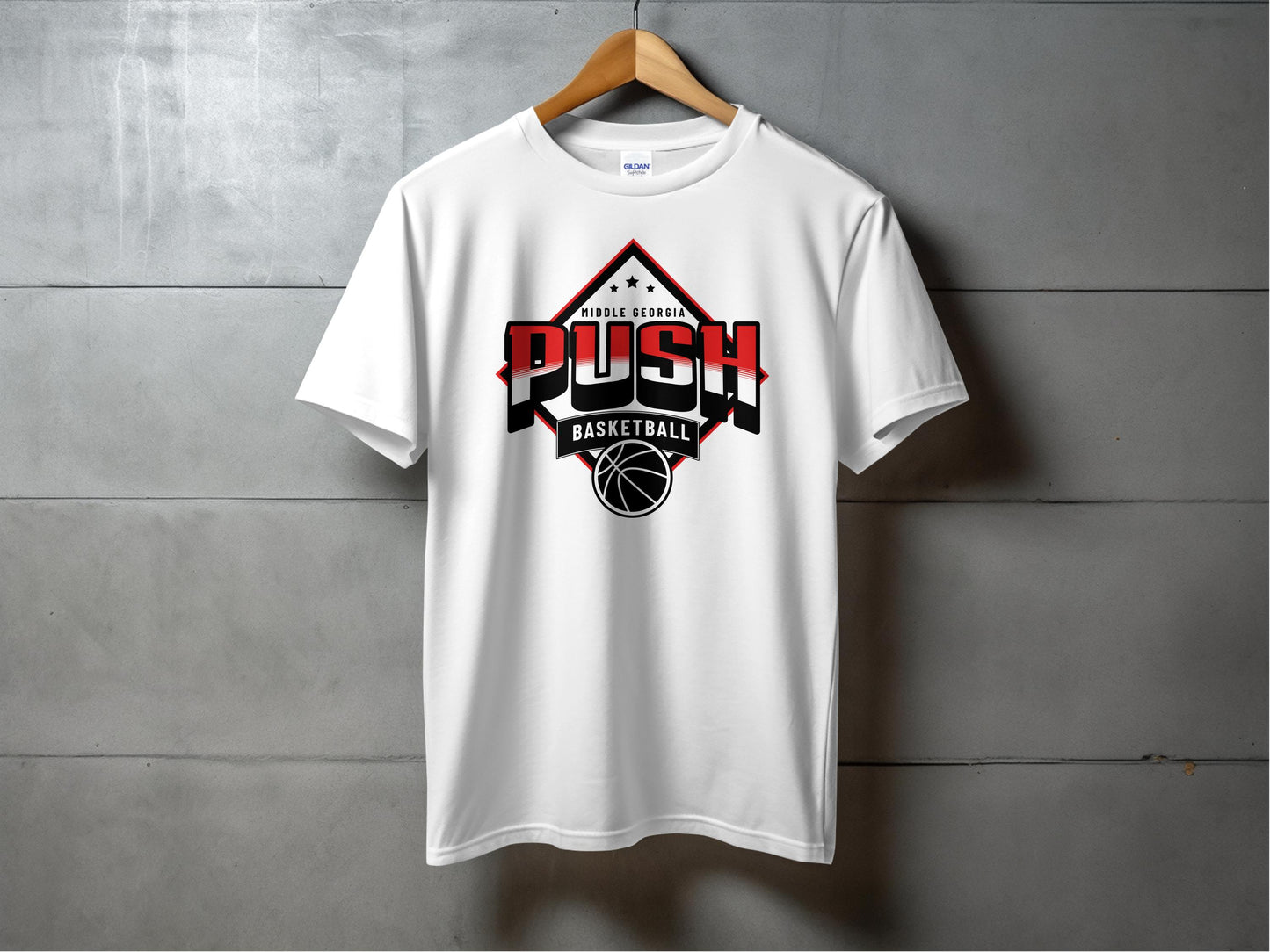 PUSH Basketball Design 5- Short Sleeve/ Long Sleeve Shirts