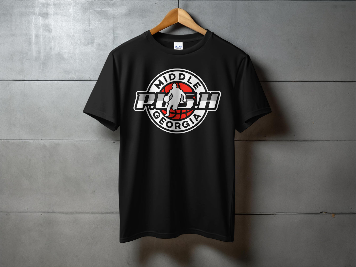 PUSH Basketball Design 1- Short Sleeve/ Long Sleeve Shirts