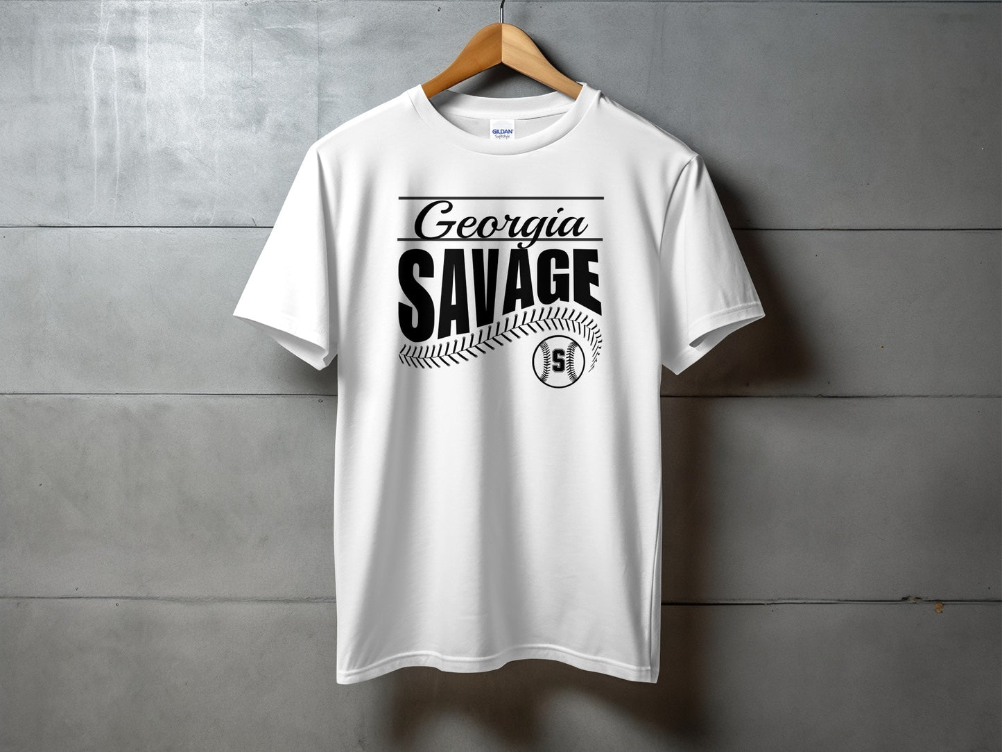 Georgia Savage Baseball Design 9