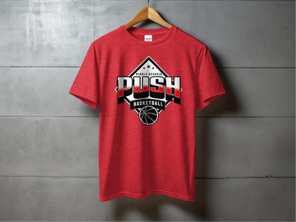 PUSH Basketball Design 5- Short Sleeve/ Long Sleeve Shirts