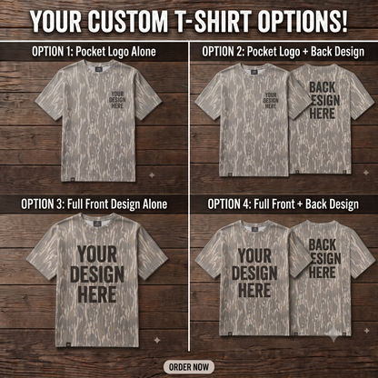 Mossy Oak Wash Out Tri-Blend Comfort Tee (Add your design)