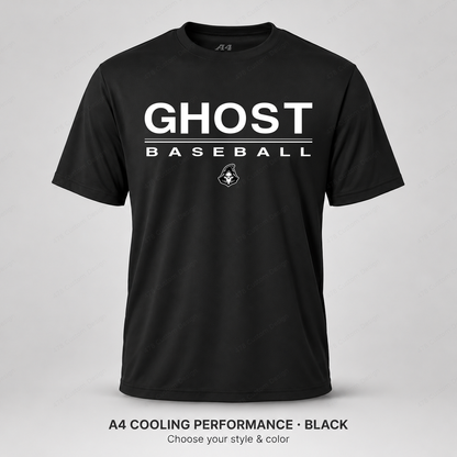 Ghost Baseball Double Stripe — Black