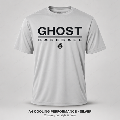 Ghost Baseball Double Stripe — Silver