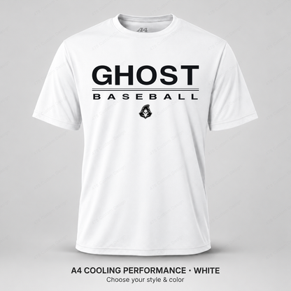 Ghost Baseball Double Stripe — White