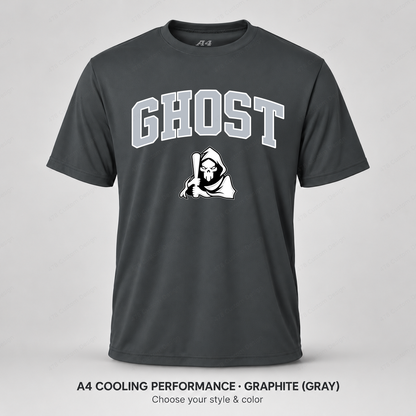 Ghost Collegiate Arch — raised logo — Gray