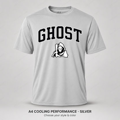 Ghost Collegiate Arch — raised logo — Silver
