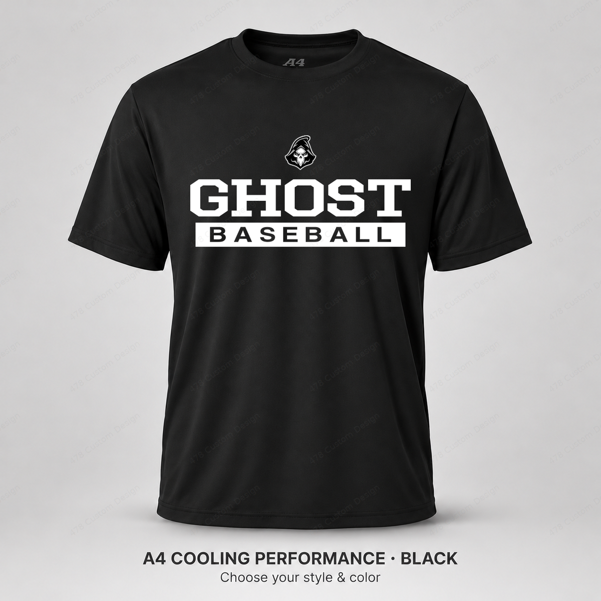 Ghost Baseball Sport Bar — Black