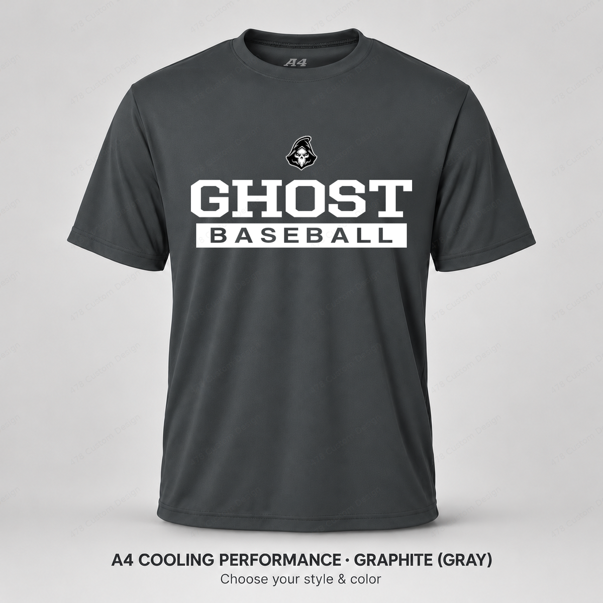 Ghost Baseball Sport Bar — Gray