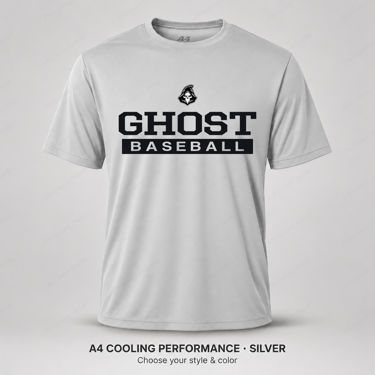 Ghost Baseball Sport Bar — Silver