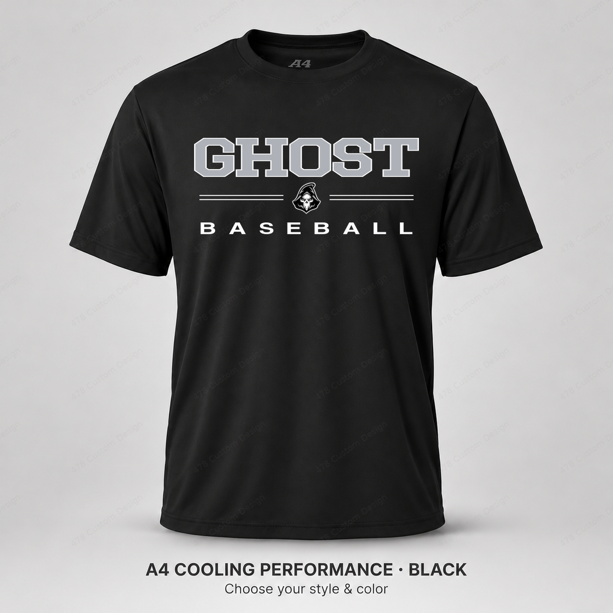Ghost Baseball Split Rule — Black
