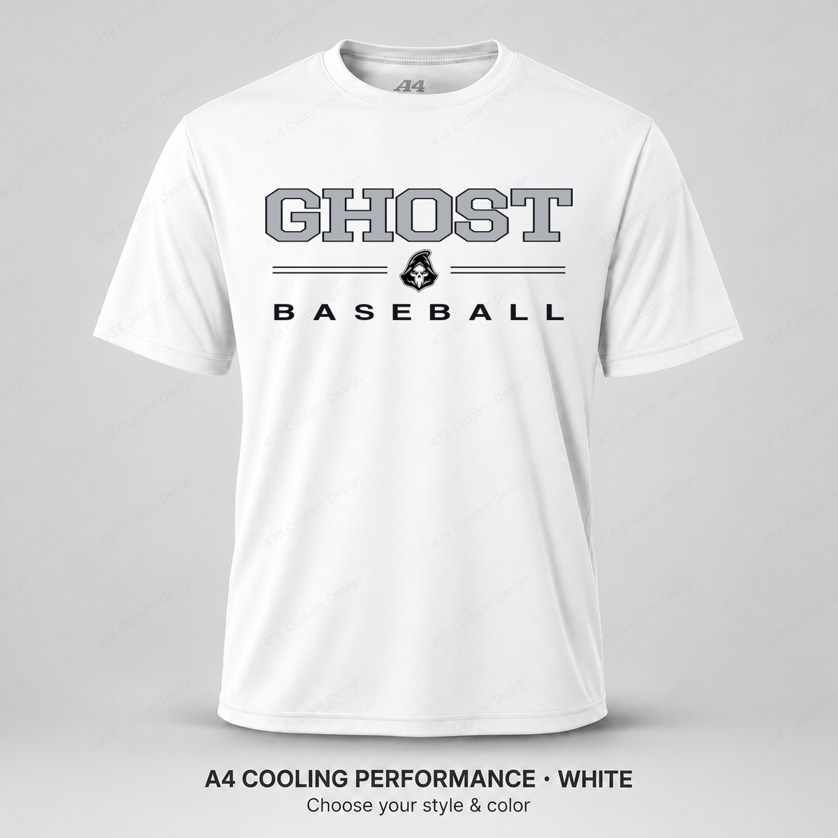 Ghost Baseball Split Rule — White