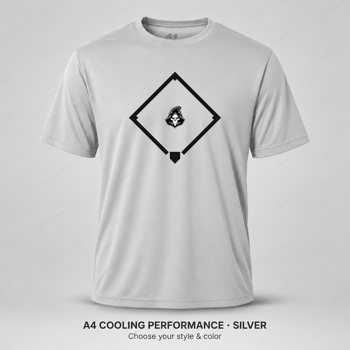 Ghost Baseball Diamond — Silver