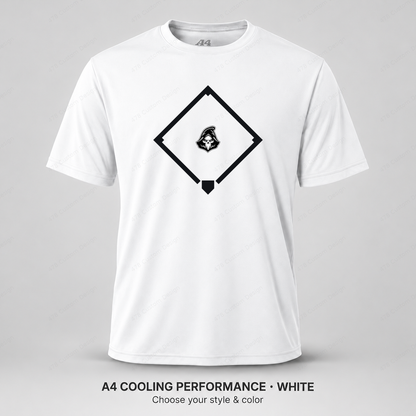 Ghost Baseball Diamond — White