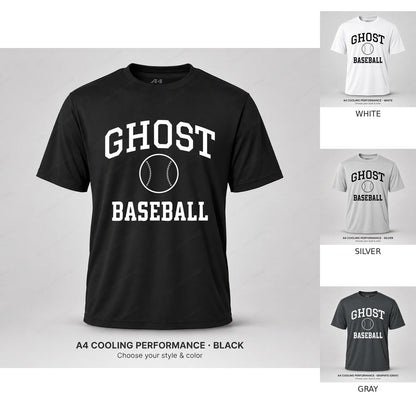 Ghost Baseball Collegiate Baseball Arch — full shirt with all four color previews