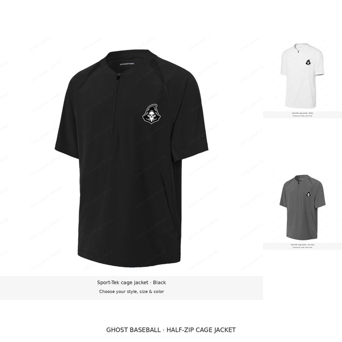 Ghost cage jacket — Head Logo on left chest, positioned slightly toward zipper