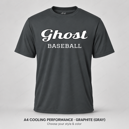 Ghost Baseball Retro Script — Gray