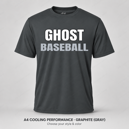 Ghost Baseball Stacked Athletic — Gray
